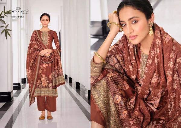 Mumtaz Zareena jam sattin Embroidered Designer Salwar Suit Collection